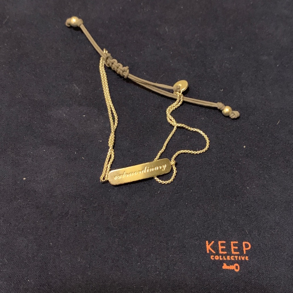 Stella & Dot silver “extraordinary” adjustable bracelet